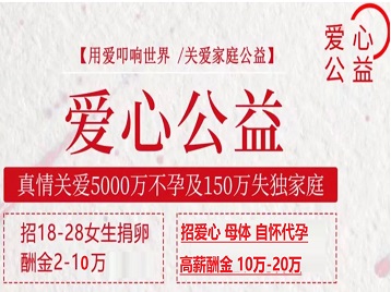 会同捐卵助孕生子 爱心志愿者招募